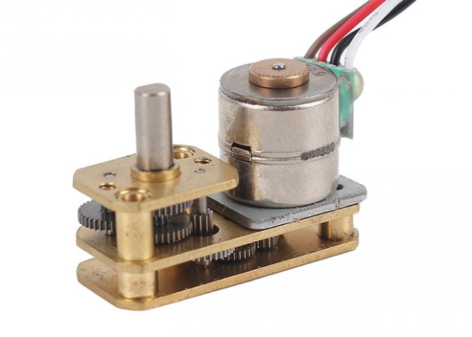 fase de ángulo recto horizontal 2 3 de Mini Geared Stepper Motor 5V del gusano de 10m m