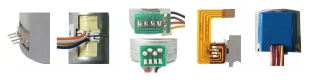 fase de ángulo recto horizontal 2 4 de Mini Geared Stepper Motor 5V del gusano de 10m m