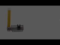 Resbalador del cobre de la longitud de la precisión 8m m Dia Micro Slider Stepper Motor 22m m con el soporte linear