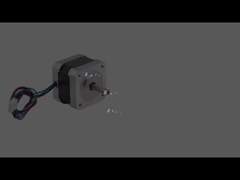Motor de pasos del híbrido de la nema 17 2 esfuerzo de torsión 42M M del alambre 12VDC de la fase 4 alto para las impresoras 3D