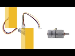 Motor de pasos del diverso del engranaje del ratio 20BY45-20G 20m m ángulo del paso 18° con la caja de cambios